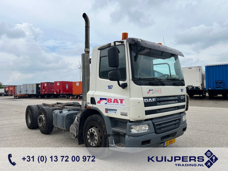 DAF FAG CF75.250 EEV Euro 5 / 6x2 / 158 DKM / Chassis-Cabine - Chassis vrachtwagen: afbeelding 1 DAF FAG CF75.250 EEV Euro 5 / 6x2 / 158 DKM / Chassis-Cabine - Chassis vrachtwagen: afbeelding 1