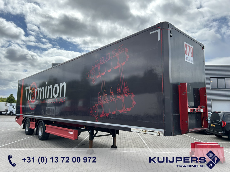 Groenewegen Jumbo DRO-14-18 / Box Trailer / 2x Stuuras / Laadklep / APK 06-26 - Gesloten oplegger: afbeelding 1 Groenewegen Jumbo DRO-14-18 / Box Trailer / 2x Stuuras / Laadklep / APK 06-26 - Gesloten oplegger: afbeelding 1