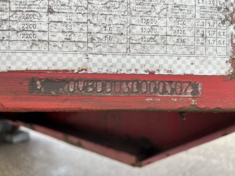 Nooteboom OVB-90-05 / 5 axle 12 Ton Hydraulic / BPW Drum / Ballast Trailer - Open bak met boorden oplegger: afbeelding 4 Nooteboom OVB-90-05 / 5 axle 12 Ton Hydraulic / BPW Drum / Ballast Trailer - Open bak met boorden oplegger: afbeelding 4