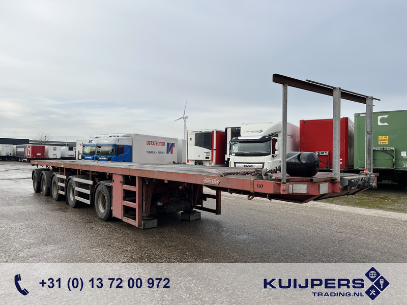 Nooteboom OVB-90-05 / 5 axle 12 Ton Hydraulic / BPW Drum / Ballast Trailer - Open bak met boorden oplegger: afbeelding 1 Nooteboom OVB-90-05 / 5 axle 12 Ton Hydraulic / BPW Drum / Ballast Trailer - Open bak met boorden oplegger: afbeelding 1