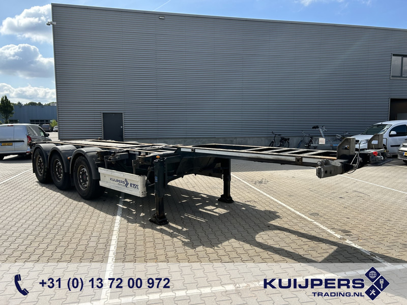 Renders Euro 800 / Container Chassis / 20 - 30 - 40 - 45 ft / SAF / APK TUV 11-25 - Containertransporter/ Wissellaadbak oplegger: afbeelding 1 Renders Euro 800 / Container Chassis / 20 - 30 - 40 - 45 ft / SAF / APK TUV 11-25 - Containertransporter/ Wissellaadbak oplegger: afbeelding 1