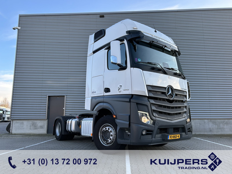 Mercedes-Benz Actros 1845 Gigaspace / Tacho V2 / PTO - Hydraulic / Stand Airco / APK TUV 11-26 - Trekker: afbeelding 1 Mercedes-Benz Actros 1845 Gigaspace / Tacho V2 / PTO - Hydraulic / Stand Airco / APK TUV 11-26 - Trekker: afbeelding 1