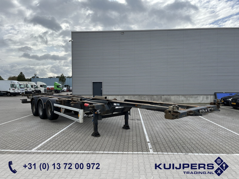 Van Hool 3B0071 / Container Chassis / BPW Drum / Liftas / NL trailer - Containertransporter/ Wissellaadbak oplegger: afbeelding 1 Van Hool 3B0071 / Container Chassis / BPW Drum / Liftas / NL trailer - Containertransporter/ Wissellaadbak oplegger: afbeelding 1