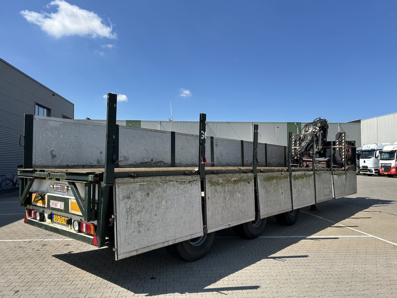Vogelzang V02 17 30 / Heavy Duty Chassis / 3 axle 10 Ton / Hiab Crane Defect - Open bak met boorden oplegger: afbeelding 2 Vogelzang V02 17 30 / Heavy Duty Chassis / 3 axle 10 Ton / Hiab Crane Defect - Open bak met boorden oplegger: afbeelding 2