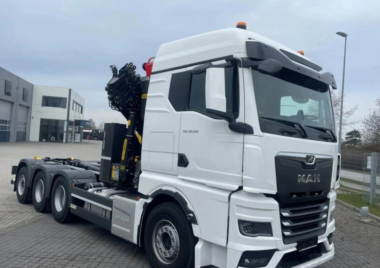 MAN TGS 35.510 8×4 Tridem kranväxlare Palfinger - Haakarmsysteem vrachtwagen, Kraanwagen: afbeelding 2 MAN TGS 35.510 8×4 Tridem kranväxlare Palfinger - Haakarmsysteem vrachtwagen, Kraanwagen: afbeelding 2