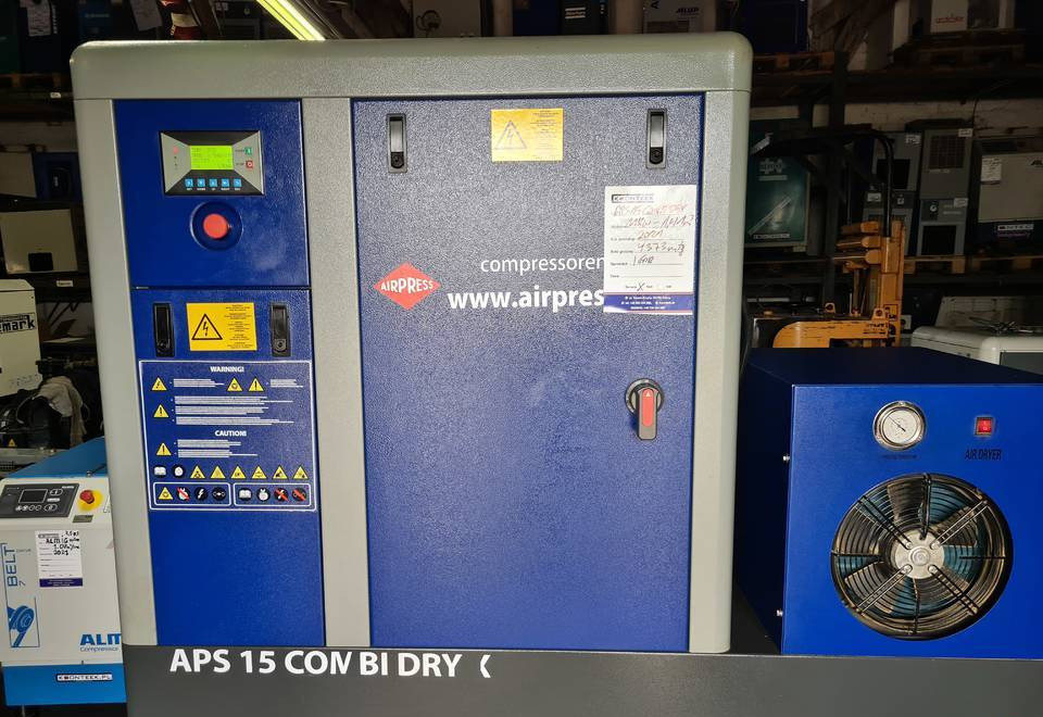 Kompresor śrubowy AIRPRESS APS 15 COMBI DRY X, 11 kw, 2021r - Luchtcompressor: afbeelding 2 Kompresor śrubowy AIRPRESS APS 15 COMBI DRY X, 11 kw, 2021r - Luchtcompressor: afbeelding 2