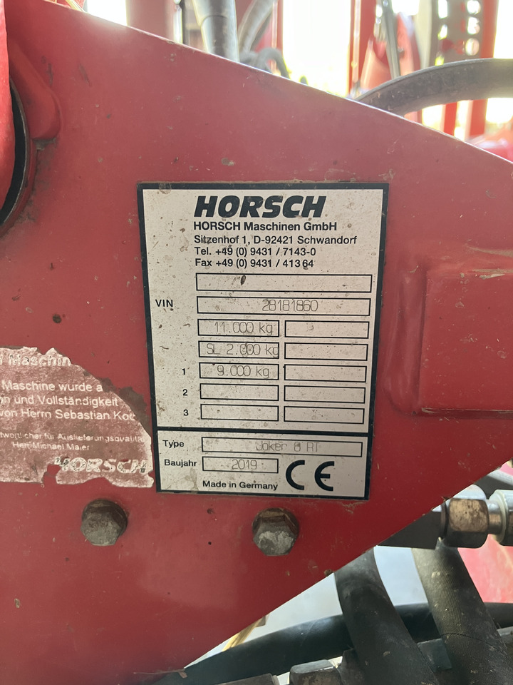 HORSCH Joker 8 RT - Schijveneg: afbeelding 2 HORSCH Joker 8 RT - Schijveneg: afbeelding 2