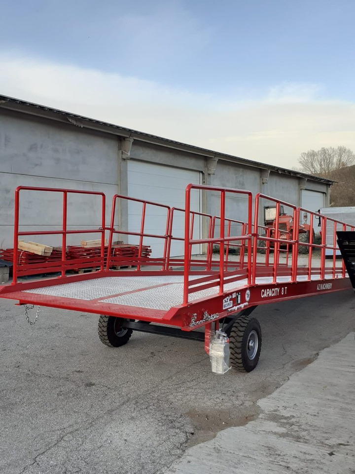 Nieuw Laadbrug AZ RAMP-EASY XL-8-RL . Mobil Loading Ramp  WIDE With Level Off, 8 t Capacity: afbeelding 5
