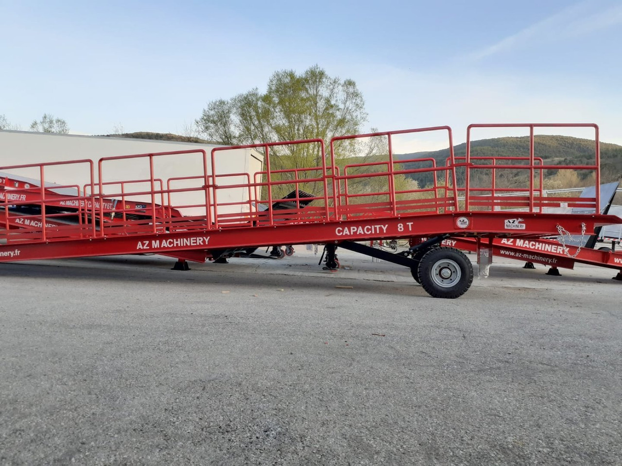 Nieuw Laadbrug AZ RAMP-EASY XL-8-RL . Mobil Loading Ramp  WIDE With Level Off, 8 t Capacity: afbeelding 6