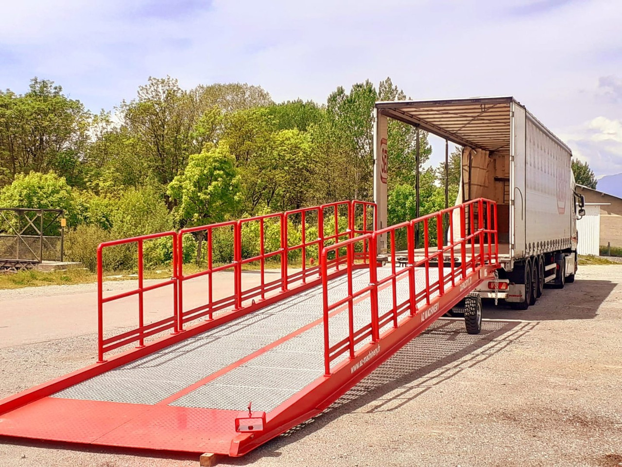 Nieuw Laadbrug AZ RAMP-EASY XL-8-RL . Mobil Loading Ramp  WIDE With Level Off, 8 t Capacity: afbeelding 8