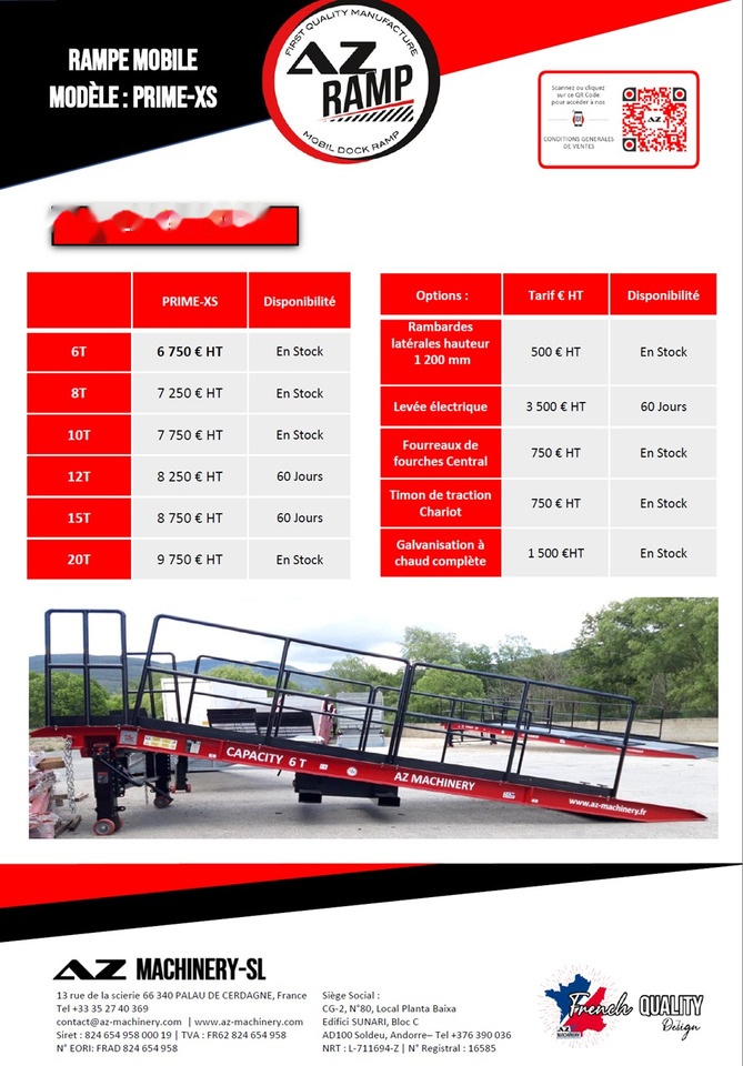 AZ RAMP PRIME XS-6 mobile loading ramp - Laadbrug: afbeelding 4 AZ RAMP PRIME XS-6 mobile loading ramp - Laadbrug: afbeelding 4