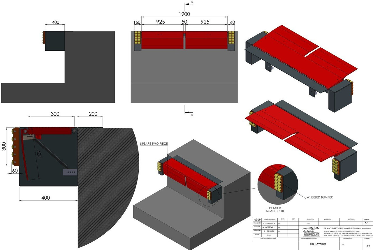 Nieuw Laadbrug Hydraulic dock leveler AZ RAMP-  EDGE DOCK +: afbeelding 1