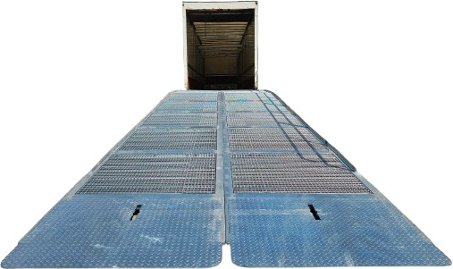 Large Mobile dock ramp, uncouplable AZ RAMP - KING VERSION, BIG FOOT L20 T-INOX - Laadbrug: afbeelding 1 Large Mobile dock ramp, uncouplable AZ RAMP - KING VERSION, BIG FOOT L20 T-INOX - Laadbrug: afbeelding 1