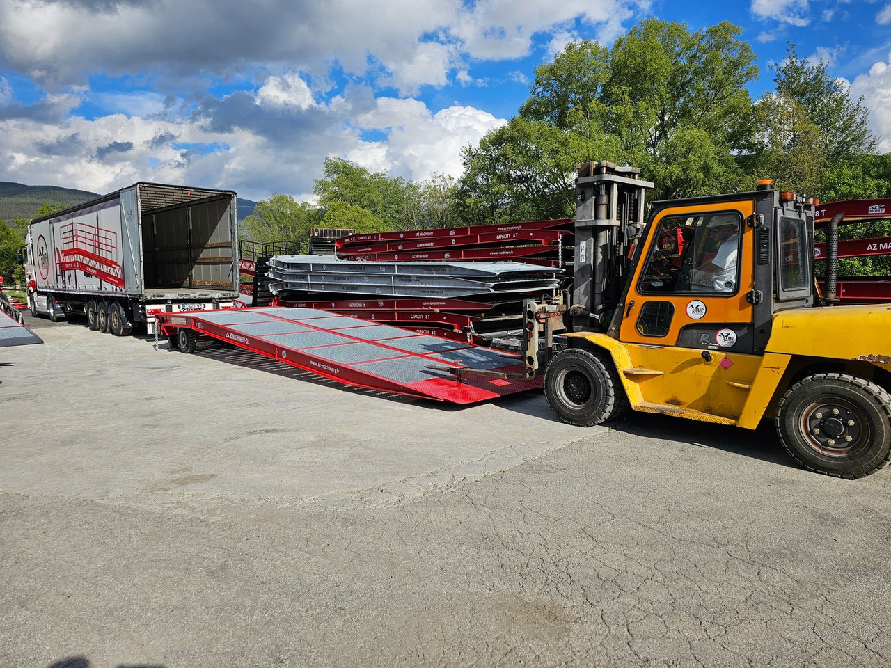 Large Mobile dock ramp, uncouplable AZ RAMP - KING VERSION, BIG FOOT LLO 20 T - Laadbrug: afbeelding 4 Large Mobile dock ramp, uncouplable AZ RAMP - KING VERSION, BIG FOOT LLO 20 T - Laadbrug: afbeelding 4