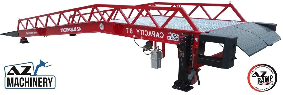 Loading Ramp with with electric tilting bridge - AZ RAMP - STAR- 10T-ZR-E. 10 ton capacity - Laadbrug: afbeelding 1 Loading Ramp with with electric tilting bridge - AZ RAMP - STAR- 10T-ZR-E. 10 ton capacity - Laadbrug: afbeelding 1