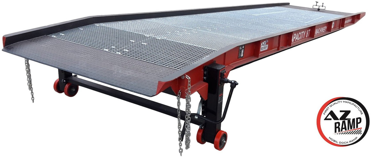 **RENTAL** AZ RAMP-PRIME PRIME WLO + 8 . Industrial Mobil Loading Ramp - Laadbrug: afbeelding 1 **RENTAL** AZ RAMP-PRIME PRIME WLO + 8 . Industrial Mobil Loading Ramp - Laadbrug: afbeelding 1