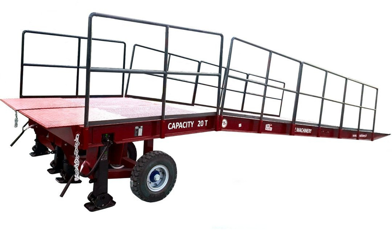 **RENTAL** Large Mobile dock ramp, uncouplable AZ RAMP - KING VERSION, BIG FOOT LLO 20 T - Laadbrug: afbeelding 1 **RENTAL** Large Mobile dock ramp, uncouplable AZ RAMP - KING VERSION, BIG FOOT LLO 20 T - Laadbrug: afbeelding 1