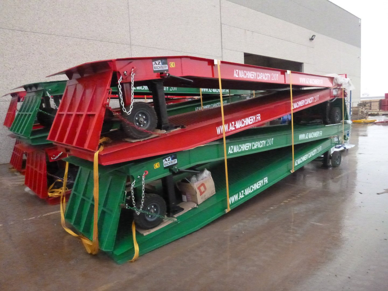 **RENTAL** Large Mobile dock ramp, uncouplable AZ RAMP - KING VERSION, BIG FOOT LLO 20 T - Laadbrug: afbeelding 4 **RENTAL** Large Mobile dock ramp, uncouplable AZ RAMP - KING VERSION, BIG FOOT LLO 20 T - Laadbrug: afbeelding 4