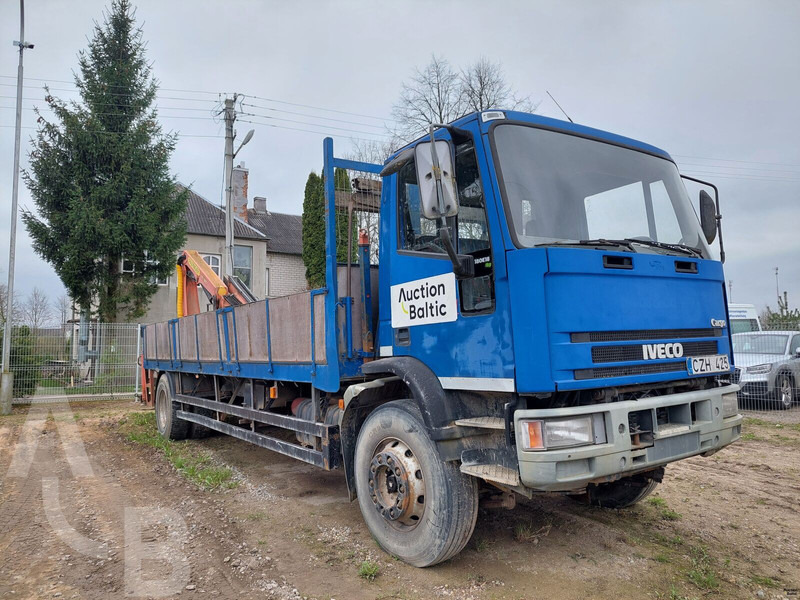 Iveco 180E18 - Vrachtwagen met open laadbak, Kraanwagen: afbeelding 1 Iveco 180E18 - Vrachtwagen met open laadbak, Kraanwagen: afbeelding 1