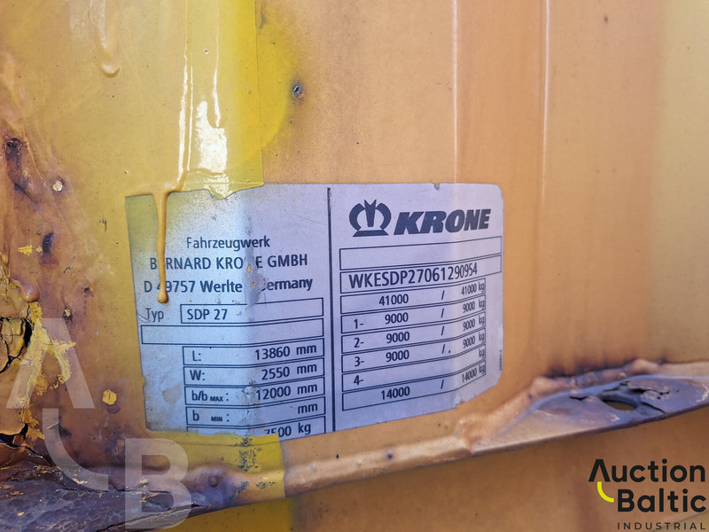 Schuifzeiloplegger Krone SDP 27: afbeelding 20 Schuifzeiloplegger Krone SDP 27: afbeelding 20