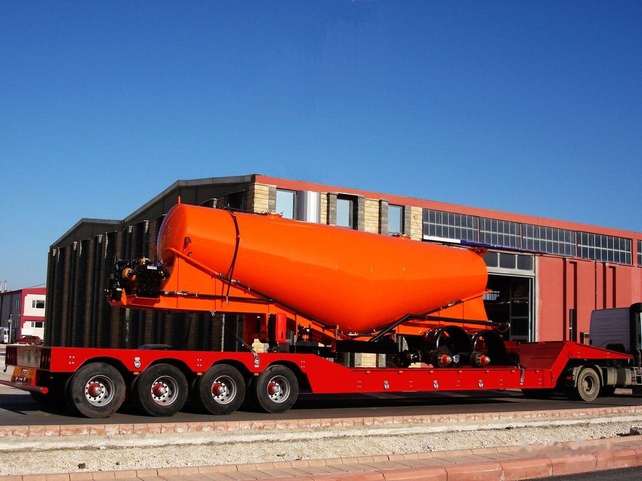 Nieuw Dieplader oplegger AME 100 Ton, Front Loading 4 Axle Lowbed Semi Trailer: afbeelding 6