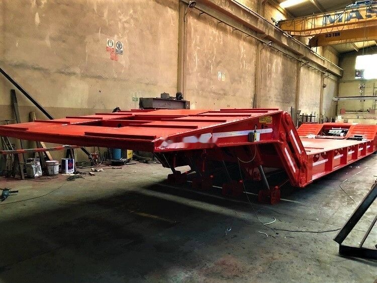 Nieuw Dieplader oplegger AME 100 Ton, Front Loading 4 Axle Lowbed Semi Trailer: afbeelding 7