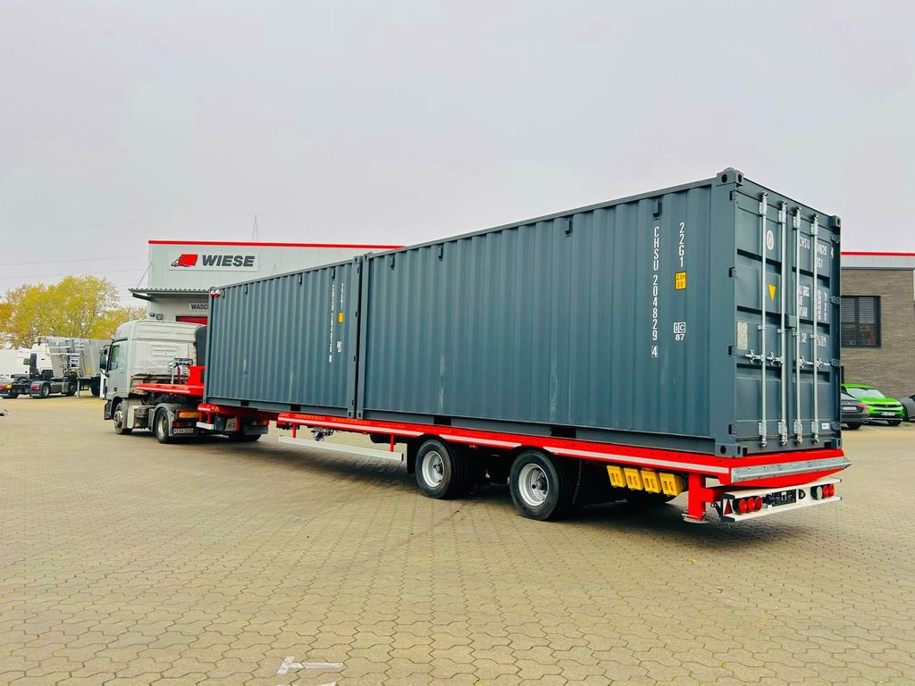 2-Achs Stufensattel Tele Zwangslenkung Kran - Dieplader oplegger: afbeelding 1 2-Achs Stufensattel Tele Zwangslenkung Kran - Dieplader oplegger: afbeelding 1