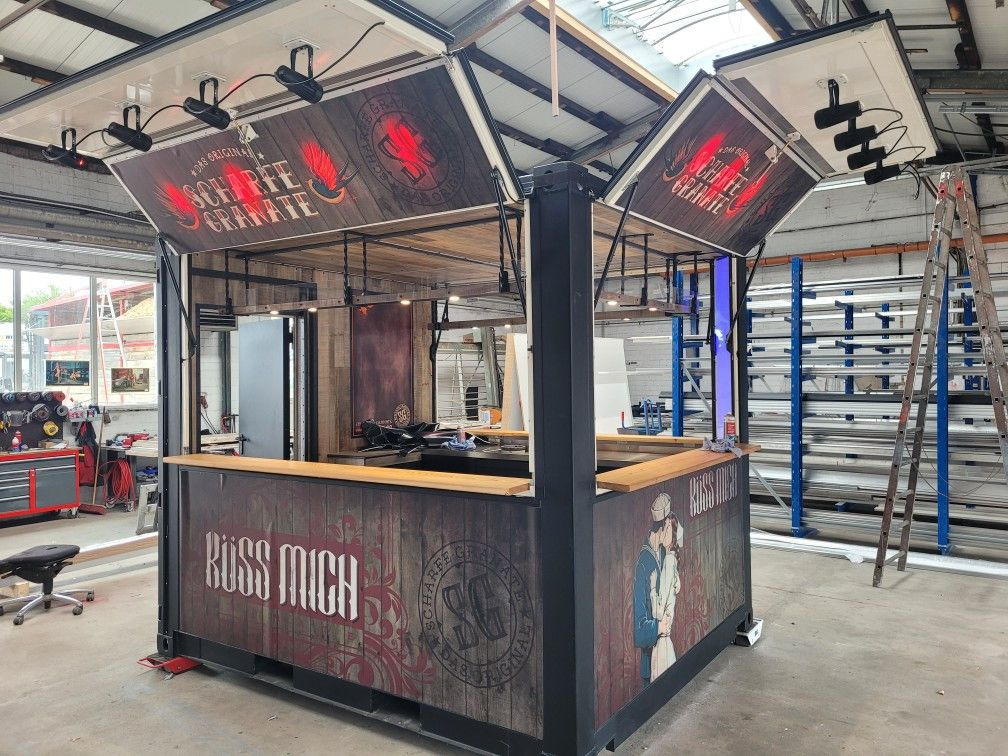 Premium Container Mobile Bar Event Food Truck Kn - Aanhangwagen: afbeelding 1 Premium Container Mobile Bar Event Food Truck Kn - Aanhangwagen: afbeelding 1