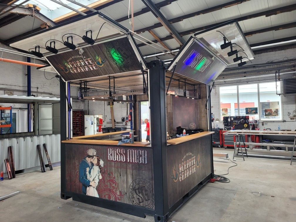 Premium Container Mobile Bar Event Food Truck Kn - Aanhangwagen: afbeelding 2 Premium Container Mobile Bar Event Food Truck Kn - Aanhangwagen: afbeelding 2