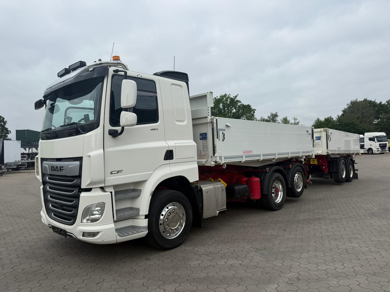 DAF CF 480 FAN 6x2 Dreiseitenkipper Inkl. Anhänger - Kipper vrachtwagen: afbeelding 2 DAF CF 480 FAN 6x2 Dreiseitenkipper Inkl. Anhänger - Kipper vrachtwagen: afbeelding 2