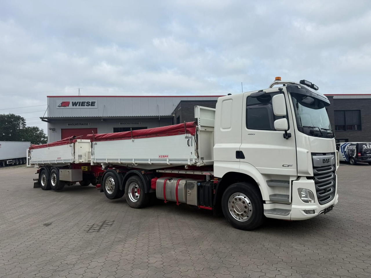 DAF CF 480 FAN 6x2 Dreiseitenkipper Inkl. Anhänger - Kipper vrachtwagen: afbeelding 1 DAF CF 480 FAN 6x2 Dreiseitenkipper Inkl. Anhänger - Kipper vrachtwagen: afbeelding 1