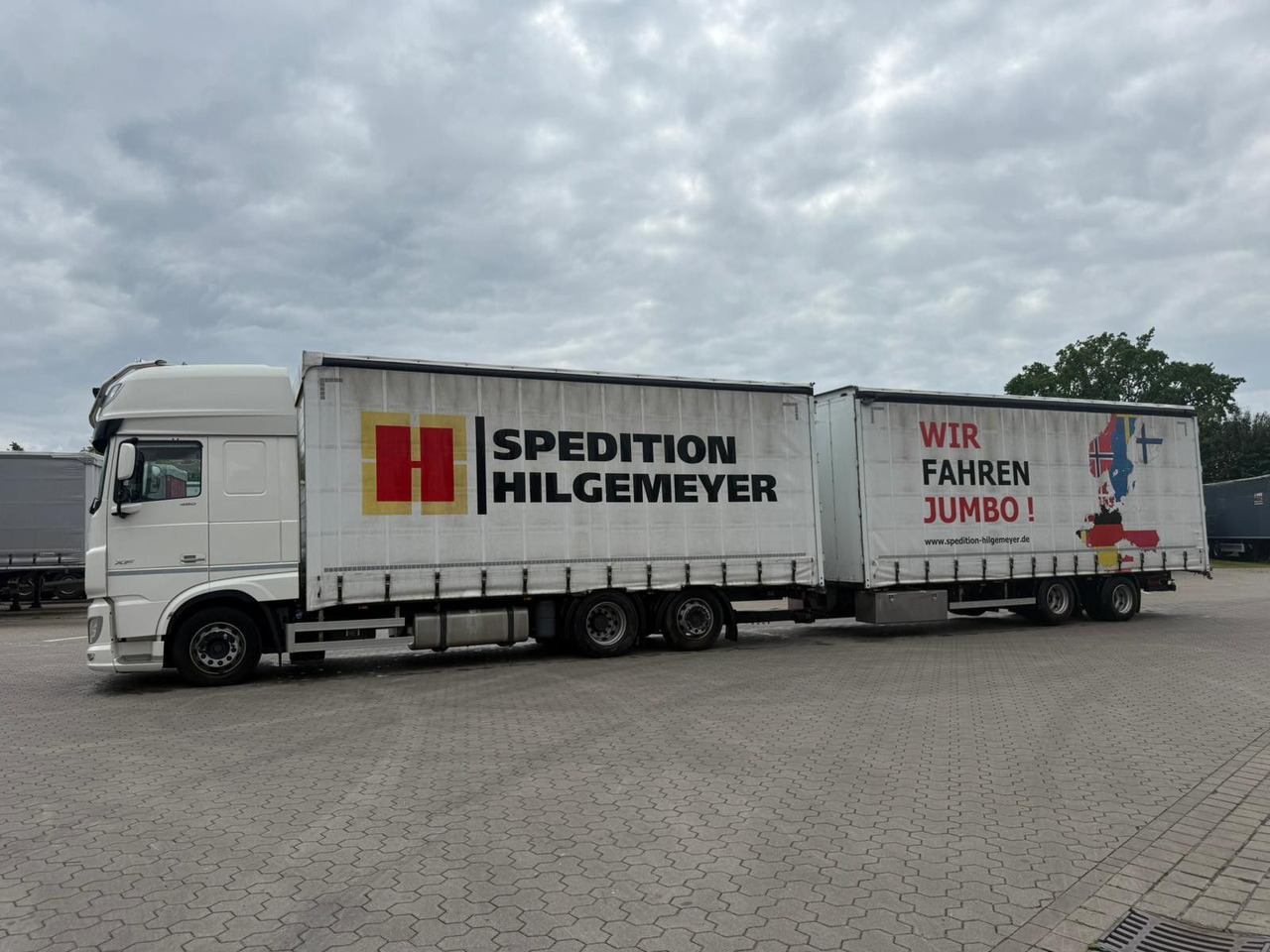 DAF XF 480 FAN LowDeck 6x2 Jumbo Inklusive Anhänger - Schuifzeilen vrachtwagen: afbeelding 5 DAF XF 480 FAN LowDeck 6x2 Jumbo Inklusive Anhänger - Schuifzeilen vrachtwagen: afbeelding 5