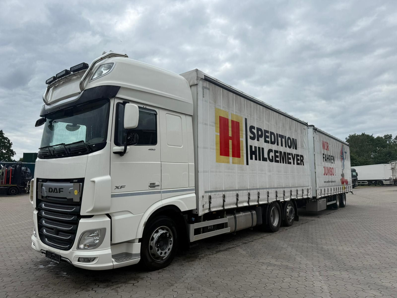 DAF XF 480 FAN LowDeck 6x2 Jumbo Inklusive Anhänger - Schuifzeilen vrachtwagen: afbeelding 2 DAF XF 480 FAN LowDeck 6x2 Jumbo Inklusive Anhänger - Schuifzeilen vrachtwagen: afbeelding 2