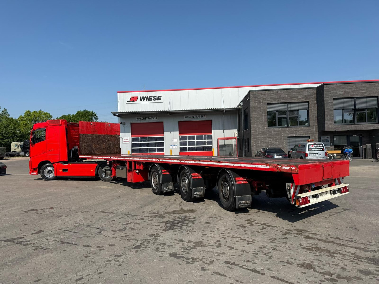Doll Plattform Auflieger teleskopierbar Zwangslenkung - Open bak met boorden oplegger: afbeelding 1 Doll Plattform Auflieger teleskopierbar Zwangslenkung - Open bak met boorden oplegger: afbeelding 1