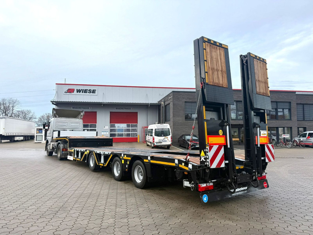 Kässbohrer SLAR3 Tele Tiefbett Radmulden metallisiert - Dieplader oplegger: afbeelding 1 Kässbohrer SLAR3 Tele Tiefbett Radmulden metallisiert - Dieplader oplegger: afbeelding 1