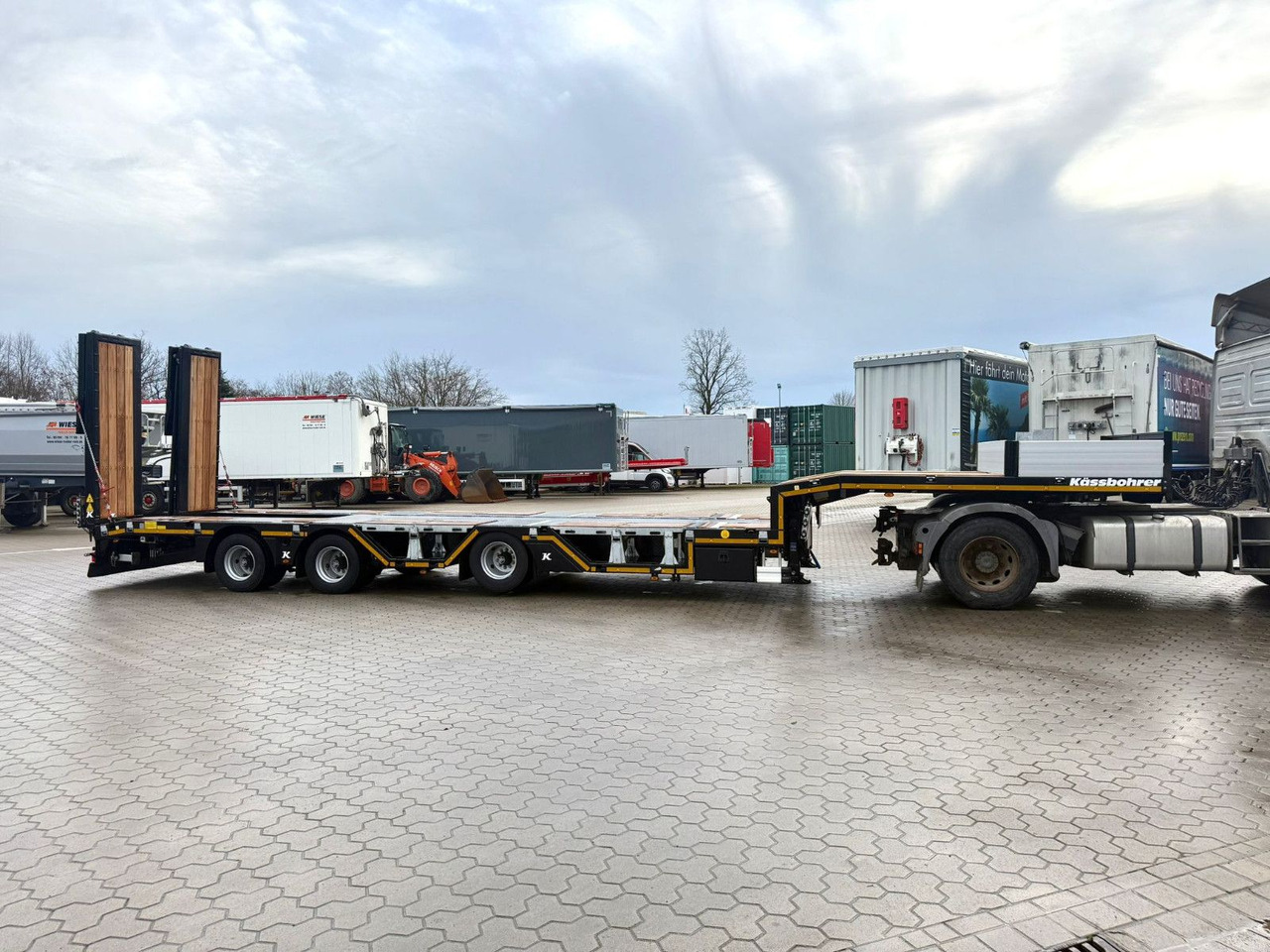 Kässbohrer SLAR3 Tele Tiefbett Radmulden metallisiert - Dieplader oplegger: afbeelding 5 Kässbohrer SLAR3 Tele Tiefbett Radmulden metallisiert - Dieplader oplegger: afbeelding 5