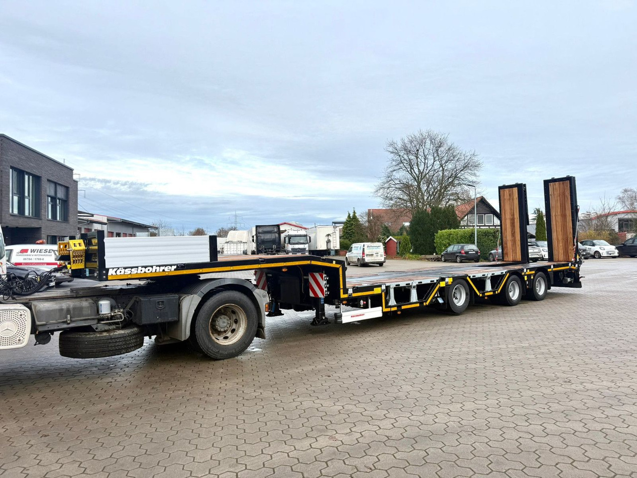 Kässbohrer SLAR3 Tele Tiefbett Radmulden metallisiert - Dieplader oplegger: afbeelding 3 Kässbohrer SLAR3 Tele Tiefbett Radmulden metallisiert - Dieplader oplegger: afbeelding 3