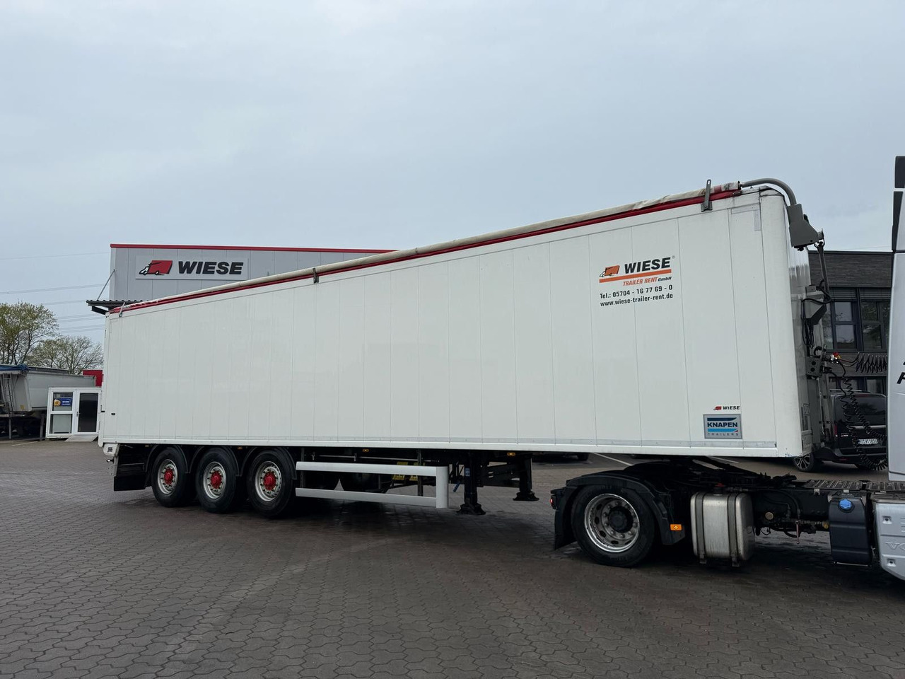 Knapen K100 Schubboden 80m³ Powersheet Lenkachse Agrar - Schuifvloer oplegger: afbeelding 1 Knapen K100 Schubboden 80m³ Powersheet Lenkachse Agrar - Schuifvloer oplegger: afbeelding 1