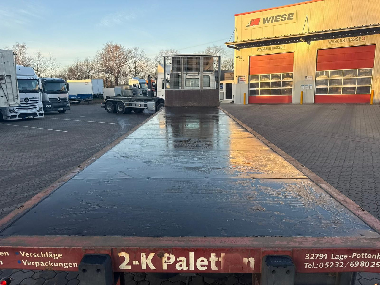 Koester 1-Achs Plattform Auflieger - Open bak met boorden oplegger: afbeelding 5 Koester 1-Achs Plattform Auflieger - Open bak met boorden oplegger: afbeelding 5