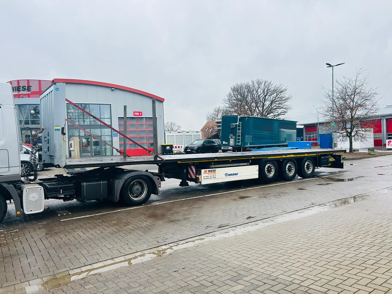 Krone SD Plattform Auflieger - Open bak met boorden oplegger: afbeelding 2 Krone SD Plattform Auflieger - Open bak met boorden oplegger: afbeelding 2