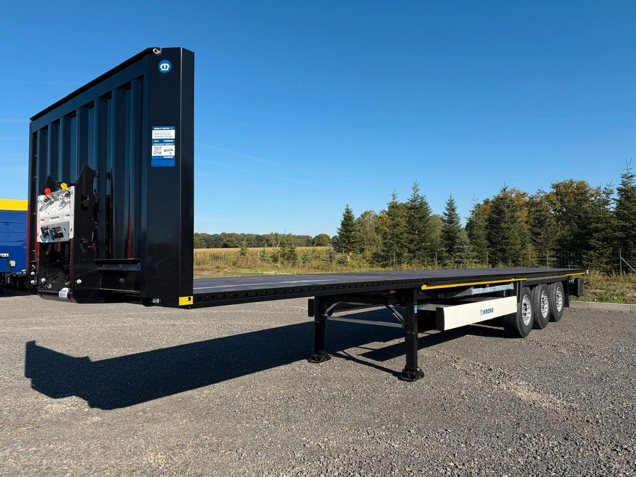 Krone SDP 27 Plattform-Auflieger - Sofort Verfügbar! - Open bak met boorden oplegger: afbeelding 1 Krone SDP 27 Plattform-Auflieger - Sofort Verfügbar! - Open bak met boorden oplegger: afbeelding 1