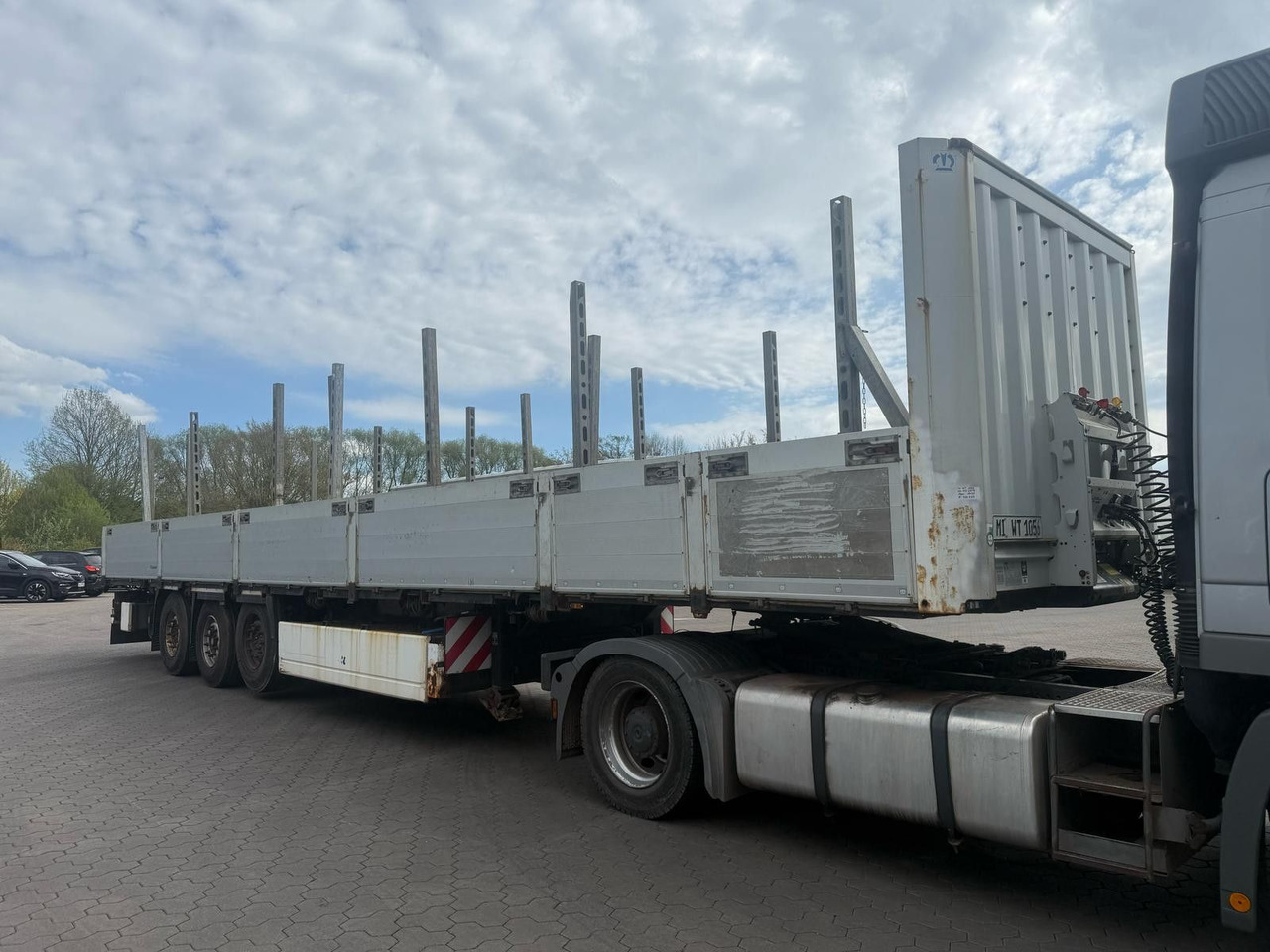 Krone Stahlmattenauflieger mit Bordwände - TÜV Neu - Open bak met boorden oplegger: afbeelding 4 Krone Stahlmattenauflieger mit Bordwände - TÜV Neu - Open bak met boorden oplegger: afbeelding 4