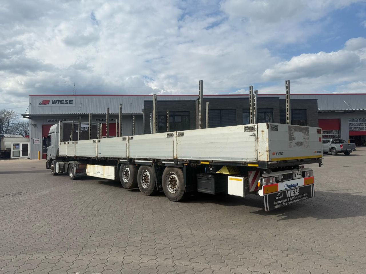Krone Stahlmattenauflieger mit Bordwände - TÜV Neu - Open bak met boorden oplegger: afbeelding 1 Krone Stahlmattenauflieger mit Bordwände - TÜV Neu - Open bak met boorden oplegger: afbeelding 1