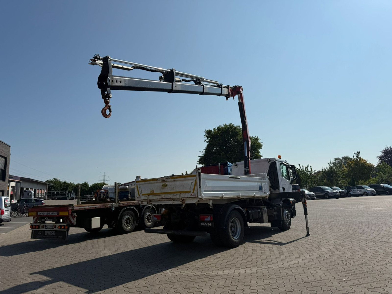 MAN TGM 18.320 4x2 BB Kran Fassi F135 Kipper Meiller - Kraanwagen: afbeelding 4 MAN TGM 18.320 4x2 BB Kran Fassi F135 Kipper Meiller - Kraanwagen: afbeelding 4