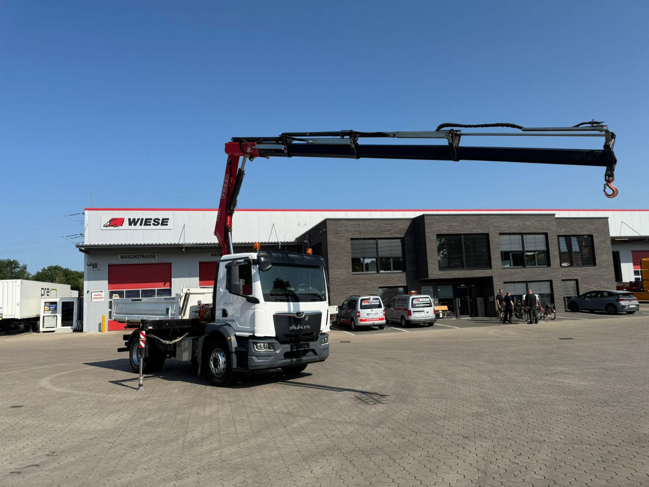 MAN TGM 18.320 4x2 BB mit Kran Fassi F135 Kipper - Kipper vrachtwagen, Kraanwagen: afbeelding 5 MAN TGM 18.320 4x2 BB mit Kran Fassi F135 Kipper - Kipper vrachtwagen, Kraanwagen: afbeelding 5