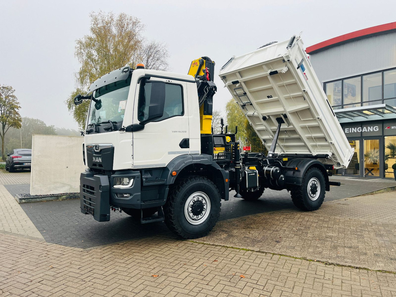MAN TGM 18.320 4x4 BB Kipper Kran 131 Single Winter - Kraanwagen: afbeelding 5 MAN TGM 18.320 4x4 BB Kipper Kran 131 Single Winter - Kraanwagen: afbeelding 5