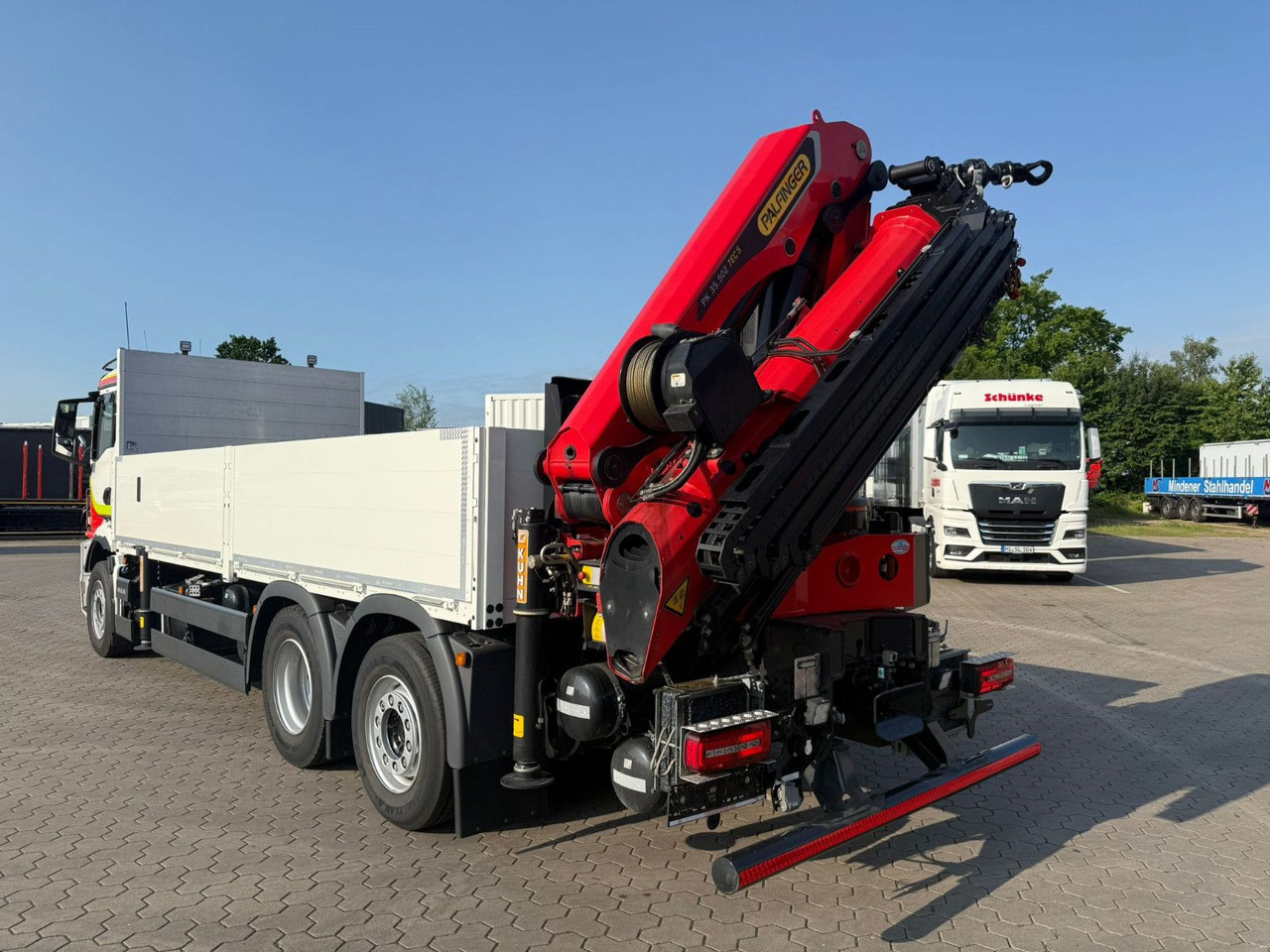 MAN TGS 26.430 Kran Palfinger PK 35.502 H, 5600 km - Vrachtwagen met open laadbak, Kraanwagen: afbeelding 5 MAN TGS 26.430 Kran Palfinger PK 35.502 H, 5600 km - Vrachtwagen met open laadbak, Kraanwagen: afbeelding 5