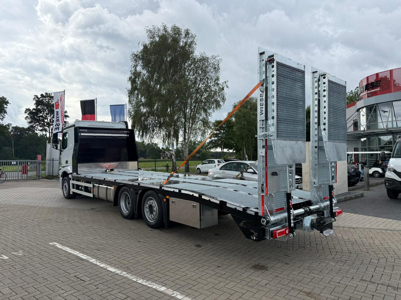 Mercedes-Benz Actros mit Rampen, Maschinentransporter - Bergingsvoertuig: afbeelding 3 Mercedes-Benz Actros mit Rampen, Maschinentransporter - Bergingsvoertuig: afbeelding 3