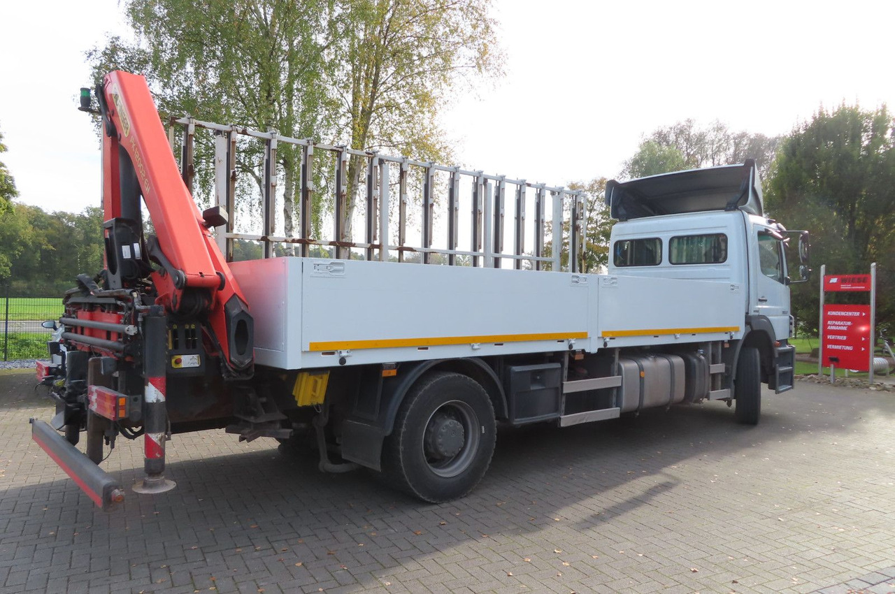 Mercedes-Benz Axor 1833 L - Glastransporter Kran Palfinger - Vrachtwagen met open laadbak, Kraanwagen: afbeelding 1 Mercedes-Benz Axor 1833 L - Glastransporter Kran Palfinger - Vrachtwagen met open laadbak, Kraanwagen: afbeelding 1
