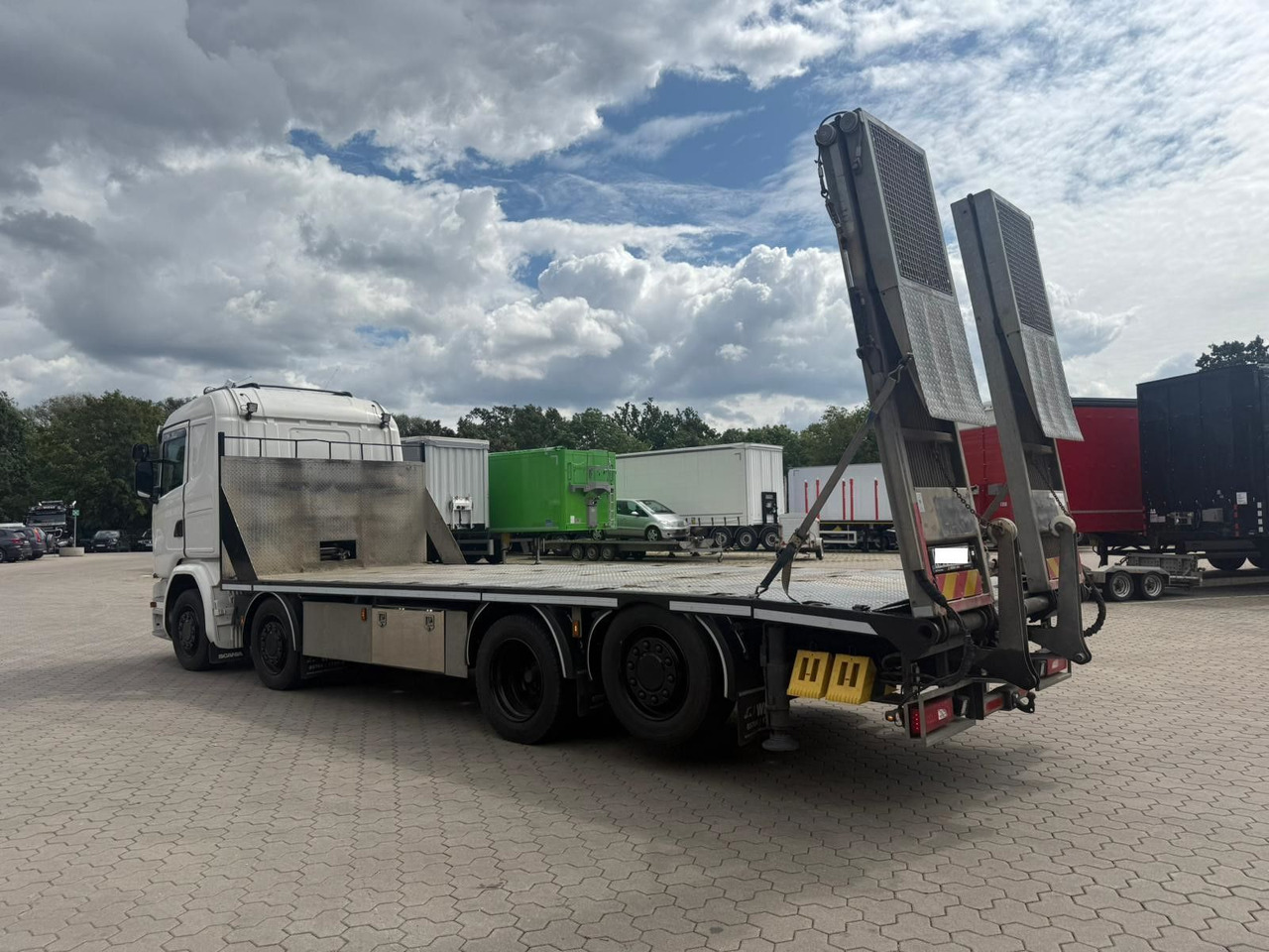 Scania G450 Baumaschinentransporter mit Rampen - Bergingsvoertuig: afbeelding 3 Scania G450 Baumaschinentransporter mit Rampen - Bergingsvoertuig: afbeelding 3
